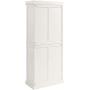 Crosley Furniture Seaside Kitchen Pantry Cabinet - Distressed White