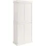 Crosley Furniture Seaside Kitchen Pantry Cabinet - Distressed White Crosley Furniture Seaside Kitchen Pantry Cabinet - Distressed White