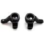 JVSISM for JIMNY XMYKC01CM 1/16 RC Car Upgrade Parts Metal Front Steering Knuckle Cup with Bearing Accessories,Black