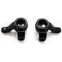JVSISM for JIMNY XMYKC01CM 1/16 RC Car Upgrade Parts Metal Front Steering Knuckle Cup with Bearing Accessories,Black