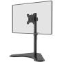 WALI Free Standing Single LCD Monitor Fully Adjustable Desk Mount Fits 1 Screen up to 32 inch, 17.6 lbs. Weight Capacity (MF001), Black
