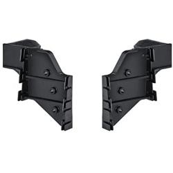 DAT AUTO PARTS Black Front Bumper Bracket Set of Two Replacement for 98-00 Toyota Tacoma with PRERUNNER TO1042104 TO1043104 Left Driver Right Passenger Side Pair