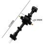 Facibom Upgrade Metal Gear Front & Central & Rear Axle with 1 Set Shaft Assembly Part for WPL 6WD RC Car B-16 B-36 RC Car Parts