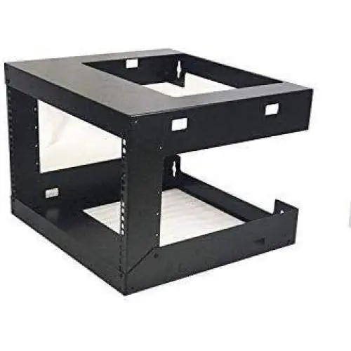 Raising Electronics 6U Wall Mount Open Frame 19 Inch Server Equipment Rack Threaded 18 Inch depth Black (6U) Raising Electronics 6U Wall Mount Open Frame 19 Inch Server Equipment Rack Threaded 18 Inch depth Black (6U)