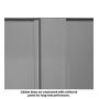 Tennsco 7224 24 Gauge Steel Standard Welded Storage Cabinet, 4 Shelves, 200 lbs Capacity per Shelf, 36'' Width x 72'' Height x 24'' Depth, Black
