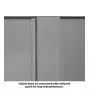 Tennsco 7218-LGY 24 Gauge Steel Standard Welded Storage Cabinet, 4 Shelves, 150 lbs Capacity per Shelf, 36'' Width x 72'' Height x 18'' Depth, Light Grey