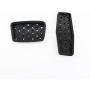 MYMOCCY at Brake Gas Fuel Foot Pedal Cover for Chevrolet Cruze Malibu Impala Equinox, Cadillac XTS,Buick Envision Regal Anti-Slip Pad Accessories No Drill