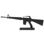 GoatGuns Miniature M16A1 Model Black | 1:3 Scale Die Cast Metal Build Kit GoatGuns Miniature M16A1 Model Black | 1:3 Scale Die Cast Metal Build Kit