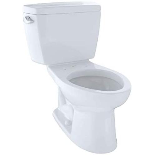 TOTO CST744SL#01 Drake 2-Piece Ada Toilet with Elongated Bowl, Cotton White