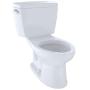 TOTO CST744SL#01 Drake 2-Piece Ada Toilet with Elongated Bowl, Cotton White