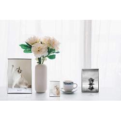 Decanit Silver Metal Thin Edge 4x6 Picture Frames, Silver Thin Profile photo frames 4 by 6 Inch,Wall Mount or Tabletop