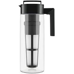 Takeya Patented Deluxe Cold Brew Coffee Maker, Two Quart, Black