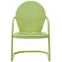 Crosley Furniture CO1001A-KL Griffith Retro Metal Outdoor Chair, Key Lime