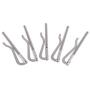 dailymall 10Pieces Silver Money Clip Bar Wallet Replace Parts Spring Clamp Cash Holder