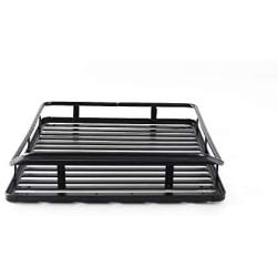 AKDSteel Model Car Parts, Professional Roof Rack Luggage Carrier with 6 LED Light for 1/10 RC Crawler for D90 for Axial Scx10 for RC Cars Toy Parts