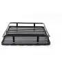 AKDSteel Model Car Parts, Professional Roof Rack Luggage Carrier with 6 LED Light for 1/10 RC Crawler for D90 for Axial Scx10 for RC Cars Toy Parts