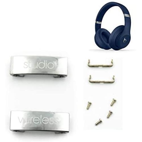 Studio 3 Headband Connector Hinge Replacement Metal Repair Parts for Beats Studio 3 3.0 Wireless Over Ear Headphone (Sliver + Not Fit Solo Series Headphone)