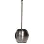 ToiletTree Products Modern Deluxe Freestanding Stainless Steel Toilet Plunger (Gun Metal, Toilet Plunger 6.5” x 6.5” x 18.5”)