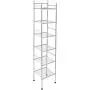 Honey-Can-Do BTH-03484 6 Tier Metal Tower Bathroom Shelf, 12.6” L x 11” W x 59.8” H, Chrome Honey-Can-Do BTH-03484 6 Tier Metal Tower Bathroom Shelf, 12.6” L x 11” W x 59.8” H, Chrome