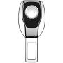 Seat Belt Extender, Metal Eat Belt Extender Suitable for Most Models, with Car Logo Plating Mirror Seat Belt Buckle (BMW)