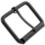 BIKICOCO 2 Roller Pin Buckles Handmade Hardware for Bags Leather Belt Webbing Straps, Black - Pack of 6