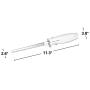 Proctor Silex Easy Slice Electric Knife for Carving Meats, Poultry, Bread, Crafting Foam and More, Lightweight with Contoured Grip, White