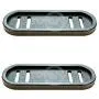 Rotary 5649 Pack of 2 Polymer Skid Shoes for Snowblowers Rotary 5649 Pack of 2 Polymer Skid Shoes for Snowblowers