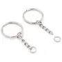 KINJOEK 400 PCS 1 Inch 25mm Key Chain Rings, Metal Split Keychain Ring Parts Nickel Plated Chain Silver Key Ring with Open Jump Ring, Connector Accessories for DIY Key Rings KINJOEK 400 PCS 1 Inch 25mm Key Chain Rings, Metal Split Keychain Ring Parts Nickel Plated Chain Silver Key Ring with Open Jump Ring, Connector Accessories for DIY Key Rings