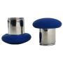 E-MODS GAMING 6 in 1 Metal Blue Thumbsticks Grips Replacement for Xbox One Elite Controller