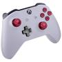 Metal Thumbsticks Joysticks for Xbox One, Aluminum Alloy ABXY Bullet Buttons Analog Grip Replacement Parts for Xbox One, Xbox One S/X, Xbox Series X Controllers with Installation Tools(Red)