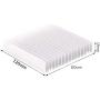 eivvia 120×100×18 1pcs Control System Components Aluminum Alloy Profile Heat Sink/Multimedia Equipment Aluminum Heat Sink