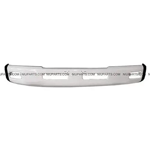 Bumper Metal White with Side Bumper Plastic Black - Driver and Passenger Side (Fit: 1994-2010 Nissan UD 1400, 1996-2004 Nissan UD 1800) Bumper Metal White with Side Bumper Plastic Black - Driver and Passenger Side (Fit: 1994-2010 Nissan UD 1400, 1996-2004 Nissan UD 1800)