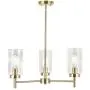 VINLUZ 3 Lights Modern Chandeliers Metal Light Fixtures Ceiling Brushed Brass Industrial Pendant Lighting for Dinging Room Living Room Kitchen Bedroom Hallway VINLUZ 3 Lights Modern Chandeliers Metal Light Fixtures Ceiling Brushed Brass Industrial Pendant Lighting for Dinging Room Living Room Kitchen Bedroom Hallway