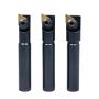 Accusize Industrial Tools 3 Pc Miniature Indexable End Mill Set, 1/2 Shank, 0046-0510
