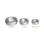 LJY 48 Pieces Round Metal Tins Empty Aluminum Cans Storage Containers Screw Lids with Clear Window, Mixed Sizes LJY 48 Pieces Round Metal Tins Empty Aluminum Cans Storage Containers Screw Lids with Clear Window, Mixed Sizes