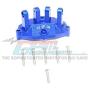 GPM Losi 1:10 Baja Rey / Rock Rey Upgrade Parts Aluminum Rear Upper Gearbox Mount for Upper Suspension Links - 1Pc Set Blue