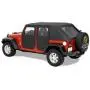 Bestop 5179835 Black Diamond 2-Piece Fabric Doors for 2007-2018 Wrangler - Front Bestop 5179835 Black Diamond 2-Piece Fabric Doors for 2007-2018 Wrangler - Front