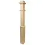 960 - Wood Box Newel - Plain Style with Pedestal - 48 inch - Elegant Sleeve Design - Staircase Post (Red Oak) 960 - Wood Box Newel - Plain Style with Pedestal - 48 inch - Elegant Sleeve Design - Staircase Post (Red Oak)