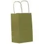 PTP BAGS Gold Rush 5'' x 3'' x 8'' Tote Bags [Pack of 250] Recyclable Metallic Kraft Paper Gift Bags