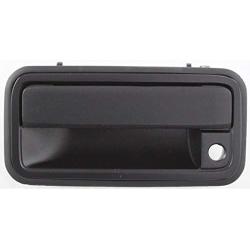 For Chevy K2500 Exterior Door Handle Front Driver Side Textured Black 1988-2000 | With Key Hole| Trim:All Submodels