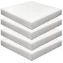 FOAMMA (4-Pack) 2'' x 20'' x 20'' HD Upholstery Foam High Density Foam (Chair Cushion Square Foam for Dinning Chairs, Wheelchair Seat Cushion Replacement)