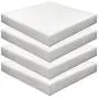FOAMMA (4-Pack) 2'' x 20'' x 20'' HD Upholstery Foam High Density Foam (Chair Cushion Square Foam for Dinning Chairs, Wheelchair Seat Cushion Replacement)