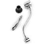 LOYALHEARTDY 9 Teeth Crank Milling Machine Knee Handle Mill Part Swivel Handle for Bridgeport