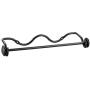mDesign Versatile Metal Wall Mount Paper Towel Holder & Dispenser, Mounts to Walls or Under Cabinets - for Kitchen, Pantry, Utility Room, Laundry and Garage Storage - 2 Piece Design - Black