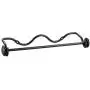 mDesign Versatile Metal Wall Mount Paper Towel Holder & Dispenser, Mounts to Walls or Under Cabinets - for Kitchen, Pantry, Utility Room, Laundry and Garage Storage - 2 Piece Design - Black