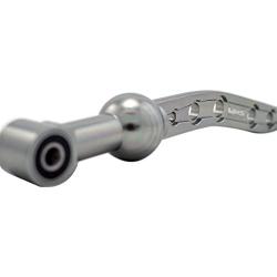 VMS Racing Dual Bend SHORT THROW SHIFTER in GUNMETAL Gray Grey Dark Silver CNC Aluminum Metal for Honda Civic (88-00) and Del Sol (93-97) EK EK4 EK9 EM1 EF EF9 EG EG6 EJ1 D15 D16 B16 B18 JDM 88 89 90 91 92 93 94 95 96 97 98 99 00 1988 1989 1990 1991 1992 