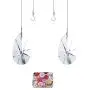GO&SO Chandelier Crystals Prisms, Clear Teardrop Crystal Chandelier Pendants Parts Beads, DIY Crystals,Christmas Tree Decorations 2 Pcs GO&SO Chandelier Crystals Prisms, Clear Teardrop Crystal Chandelier Pendants Parts Beads, DIY Crystals,Christmas Tree Decorations 2 Pcs
