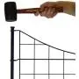 Zippity Outdoor Products WF29002 Garden Metal Fence 42'' 1 Box (5 Panels & 6 Stakes)