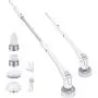 Tilswall Electric Spin Scrubber, Cordless Grout Shower 360 Power Bathroom Cleaner with 4 Replaceable Rotating Brush Heads, Tool-Free Adjustable Extension Handle for Tile, Floor, Bathtub Tilswall Electric Spin Scrubber, Cordless Grout Shower 360 Power Bathroom Cleaner with 4 Replaceable Rotating Brush Heads, Tool-Free Adjustable Extension Handle for Tile, Floor, Bathtub
