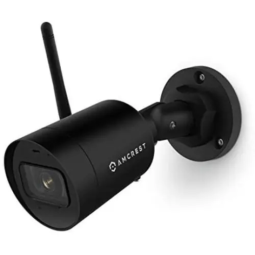 Amcrest SmartHome 4MP Outdoor WiFi Camera Bullet 4MP Outdoor Security Camera, 98ft Night Vision, Built-in Mic, 101° FOV, 2.8mm Lens, MicroSD Storage, ASH42-B-V2 (Black) Amcrest SmartHome 4MP Outdoor WiFi Camera Bullet 4MP Outdoor Security Camera, 98ft Night Vision, Built-in Mic, 101° FOV, 2.8mm Lens, MicroSD Storage, ASH42-B-V2 (Black)